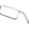 Universal Heavy Duty Classic Rectangular Chrome Screw In Mirror 10mm Left Right