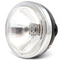 Reproduction Honda Halogen Headlight Assembly - Black - CB650 CB750 CB900 GL1100