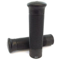 Bomber Grips - Black 7/8" Bars - Retro Cafe Racer Bobber Tracker Chopper