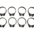 Reproduction Set of 8 Carburetor Clamps - 95018-44250 - XL/XR100/125 CB500/550