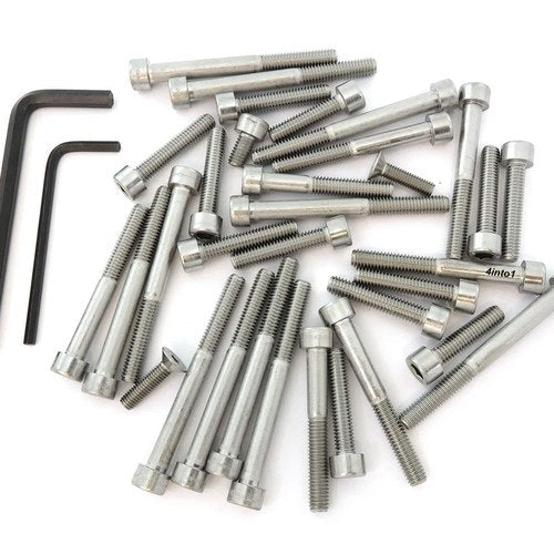 Stainless Steel Allen Bolt Set - Honda CA200 Honda 90 - 1963-1966 - 24 Bolts
