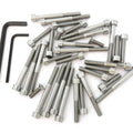 Stainless Steel Allen Bolt Set - Honda CA200 Honda 90 - 1963-1966 - 24 Bolts