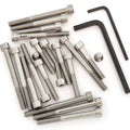 Stainless Steel Allen Bolt Set - Honda S65 Sport - 1965-1969 - 21 Bolts