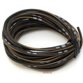 OEM Colored Electrical Wire 18 Gauge - 13' Roll - Black / Brown Stripe