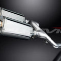 Delkevic 9" Stainless Oval Mufflers - Honda VFR800 V-Tec 2002-2009 Exhaust