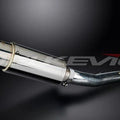 Delkevic Mini 8" Stainless Steel Round Muffler - Honda CBR600 F4i 2001-2006