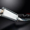 Delkevic 9" Stainless Oval Muffler Slip On - Honda CBR600 F4i 2001-2006 Exhaust