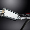 Delkevic SS70 9" Stainless Steel Oval Muffler Slip On - Honda CBR250R 2011-2014
