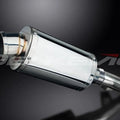 Delkevic 9" Stainless Oval Muffler Slip On - Honda NC700X 2011-2017 Exhaust