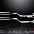 Delkevic Complete 6-2 Exhaust 16" Slash Cut Muffler - Honda Valkyrie 1997-2004