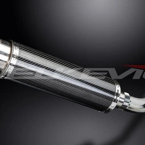 Delkevic 14" Carbon Fiber Muffler Silencer Slip-on - Honda VFR800 Fi 1998-2001