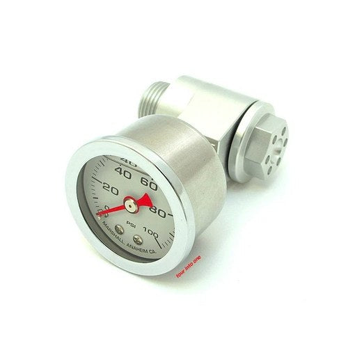 Joker Machine CB750F CB750K Oil Pressure Gauge Assembly - Clear - 12-005S