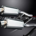 Delkevic 9" Stainless Oval Mufflers - Kawasaki Concours ZG1000 1986-2006 Exhaust