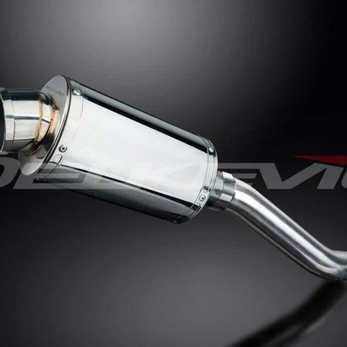 Delkevic 9" Stainless Slip On Muffler - Kawasaki ZX-10R Ninja 2004-2005 Exhaust