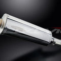 Delkevic 14” Stainless Oval Slip On Muffler - Suzuki SV650 1998-2002 Exhaust