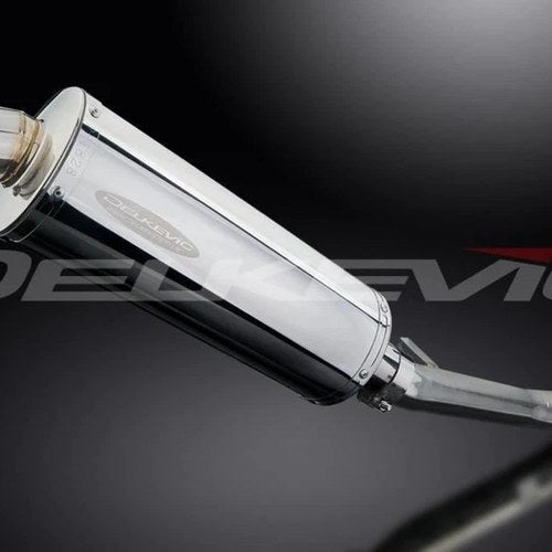 Delkevic 14” Stainless Muffler - Suzuki GSX600F Katana 600 1997-2006 Exhaust