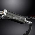 Delkevic 14" Carbon Oval Slip On Muffler Suzuki V-Strom 1000 2014-2020 Exhaust