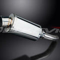 Delkevic 9" Stainless Oval Slip On Muffler - Suzuki GSR750 GSX-S750 Exhaust