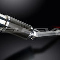 Delkevic 8" Carbon Round Muffler - Suzuki GSX600F Katana 600 1997-2006 Exhaust
