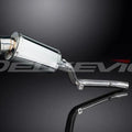 Delkevic 9" Stainless Oval Muffler - Suzuki DR-Z400S 2000-2016 Exhaust