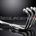 Delkevic 4into1 Stainless Headers - Suzuki GS750 1977-1979 Manifold