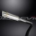 Delkevic 8" Stainless Round Muffler - Yamaha FZR1000 Exup 1989-1995 Exhaust