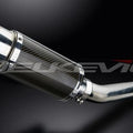 Delkevic 8" Carbon Round Muffler - Yamaha YZF600R Thundercat 1995-2007 Exhaust