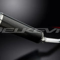 Delkevic 18" Carbon Fiber Oval Slip On Muffler - Yamaha YZF-R6 1998-2002