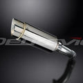 Delkevic Mini 8" Stainless Round Muffler Yamaha Fazer 8 FZ8 2010-2015 Exhaust