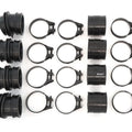 Insulator Set With Clamps - Honda CB500K CB550 Four Intake Air Box Rubber Boots