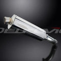 Delkevic 14" Stainless Steel Oval Muffler - Yamaha Fazer 8 FZ8 2010-2015 Exhaust