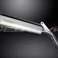 Delkevic 18" Stainless Steel Oval Muffler - Yamaha XT600E 1995-2005 Exhaust