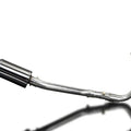 Delkevic Full 2-1 Exhaust System 8" Stainless Round Muffler - Yamaha FZ-07 MT-07