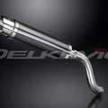 Delkevic 14" Carbon Round Muffler - Triumph Speed Triple 955i - 02-04 Exhaust
