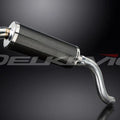 Delkevic 14" Carbon Fiber Oval Muffler Triumph Speed Triple 955i - 02-04 Exhaust