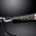 Delkevic 18" Carbon Fiber Oval Slip-On Muffler - BMW R1150RT - 2001-2005 Exhaust