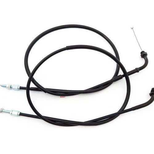 Short Throttle Cable Set - Honda CB550K CB550 CB750 - 1977 - 1978 - Pull & Push