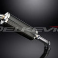 Delkevic 14" Carbon Fiber Oval Stubby Muffler - BMW K1300GT - 2009-2011 Exhaust