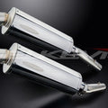 Delkevic 14" Stainless Oval Muffler - Aprilia Rsv 1000 R Factory - 03-10 Exhaust