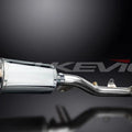 Delkevic 9" Stainless SS70 Oval Muffler - Honda NT700V Deauville - 06-15 Exhaust