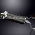 Delkevic 14" Carbon Fiber oval Muffler - Honda CRF250L - 2012-2016 Exhaust