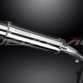 Delkevic 14" Stainless Round Muffler - Honda VFR1200X Crosstourer 12-17 Exhaust