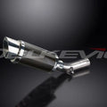 Delkevic 8" Carbon Fiber Round Muffler - Suzuki GSX-S1000F ABS - 16-20 Exhaust