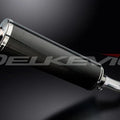 Delkevic 18" Carbon Fiber Oval Muffler - Suzuki GSX650F - 2007-2016 Exhaust
