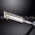 Delkevic 8" Stainless Round Muffler - Suzuki GSX- R1000K3-K3 - 03-04 Exhaust