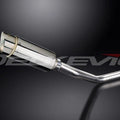 Delkevic 8" Stainless Steel Round Muffler - Suzuki GSX-R750 - 2006-2007 Exhaust