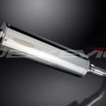 Delkevic 18" Stainless Steel Oval Muffler - Suzuki SV650 - 2017-2020 Exhaust