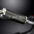Delkevic 14" Carbon Fiber Oval Muffler - Suzuki GSX-S750 GSR750 Exhaust