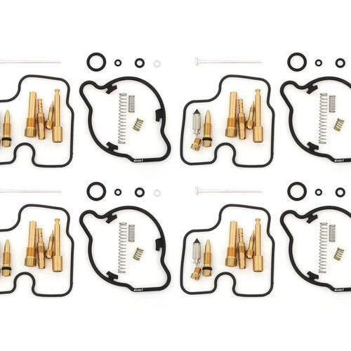 4 Pack Deluxe Carburetor Rebuild Kit O-ring Jet Honda CBR600 1991 1992 1993 1994