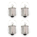 Set of 4 Mini 1156 Turn Signal Bulbs - Single Filament - Clear